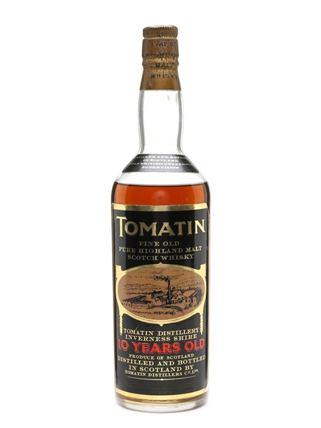 Tomatin 10 Year Old Bottled 1960s 75cl / 43%