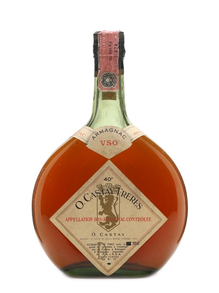 O Castay Freres VSO Armagnac Bottled 1970s 70cl / 40%