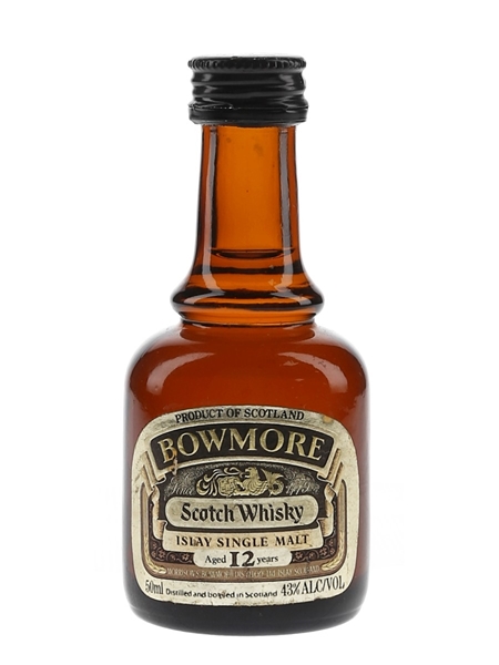 Bowmore 12 Year Old Bottled 1980s 5cl / 43%