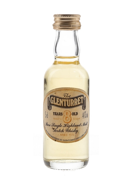 Glenturret 8 Year Old Bottled 1980s 5cl / 40%