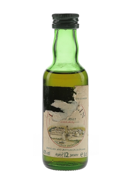 Lagavulin 12 Year Old Bottled 1980s - White Horse Distillers 5cl / 43%