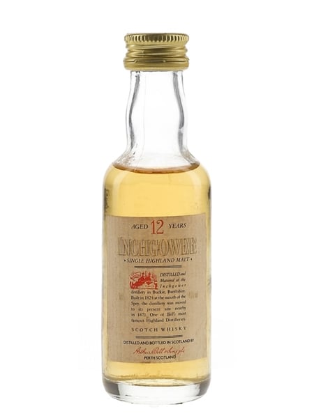 Inchgower 12 Year Old Bottled 1980s 5cl / 40%