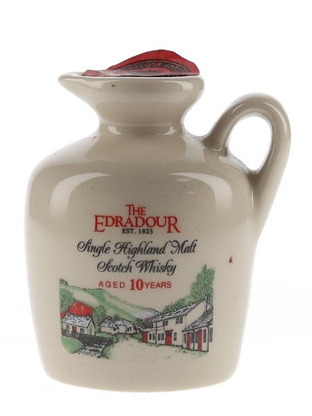 Edradour 10 Year Old Ceramic Decanter Bottled 1990s 5cl / 43%