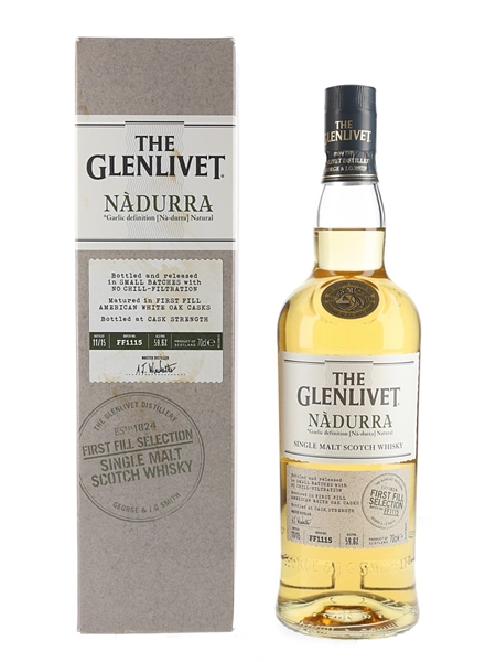 Glenlivet Nadurra First Fill Selection Bottled 2015 - Batch FF1115 70cl / 59.6%