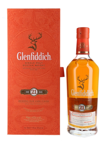 Glenfiddich 21 Year Old Reserva Rum Cask Finish 70cl / 40%