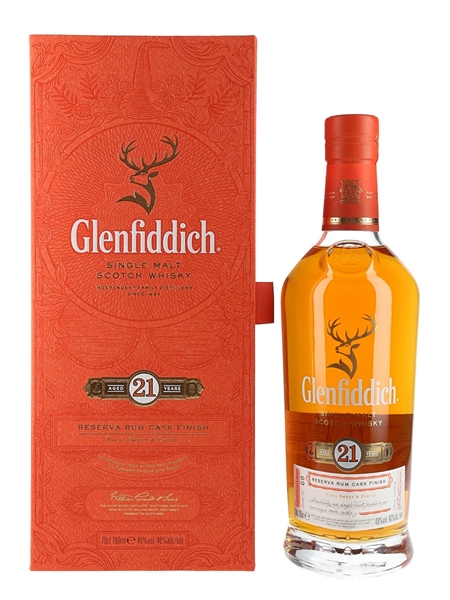 Glenfiddich 21 Year Old Reserva Rum Cask Finish 70cl / 40%