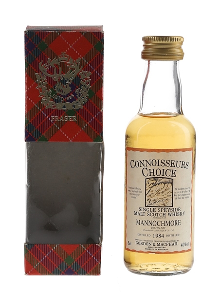 Mannochmore 1984 Connoisseurs Choice Bottled 1990s - Gordon & MacPhail 5cl / 40%