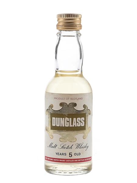 Dunglass 5 Year Old Bottled 1970s 5cl