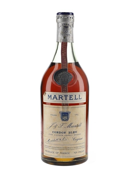 Martell Cordon Bleu Spring Cap Bottled 1950s 70cl / 40%