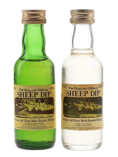 Sheep Dip 8 Year Old Bottled 1980s 2 x 5cl / 40%