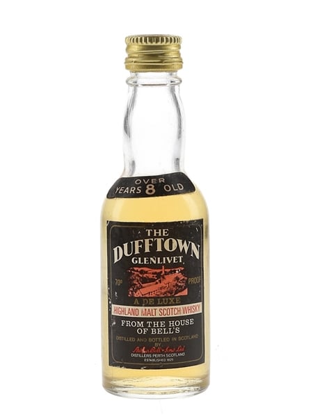 Dufftown Glenlivet 8 Year Old Bottled 1970s 5cl / 40%