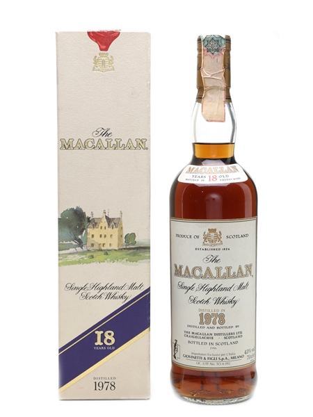 Macallan 1978 18 Year Old 70cl / 43%