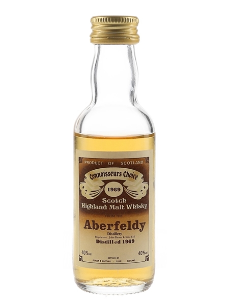 Aberfeldy 1969 Connoisseurs Choice Bottled 1980s - Gordon & MacPhail 5cl / 40%