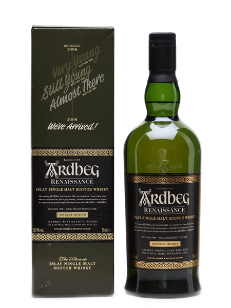 Ardbeg 1998 Renaissance Bottled 2008 70cl / 55.9%