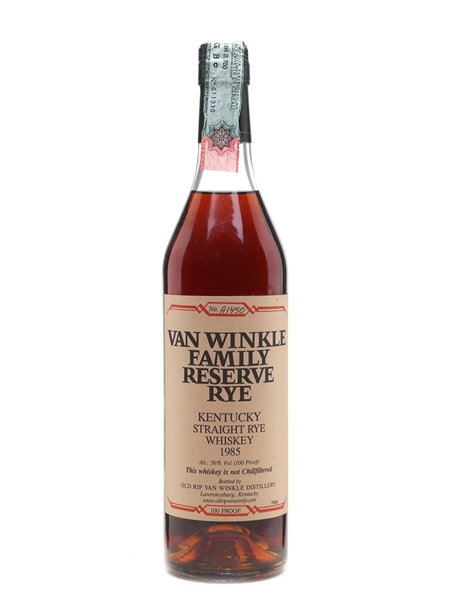 Van Winkle 1985 Family Reserve Rye  70cl / 50%