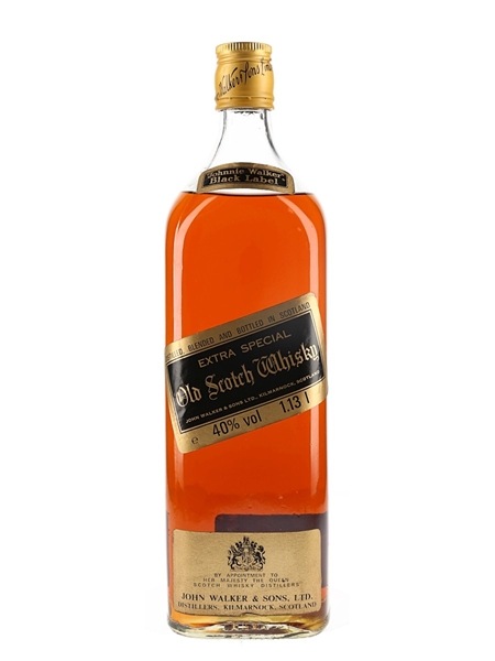 Johnnie Walker Black Label Extra Special Bottled 1980s 113cl / 40%