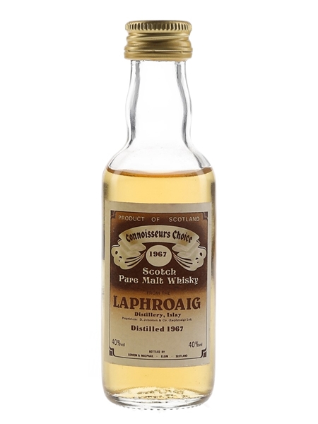 Laphroaig 1967 Connoisseurs Choice Bottled 1980s - Gordon & MacPhail 5cl / 40%