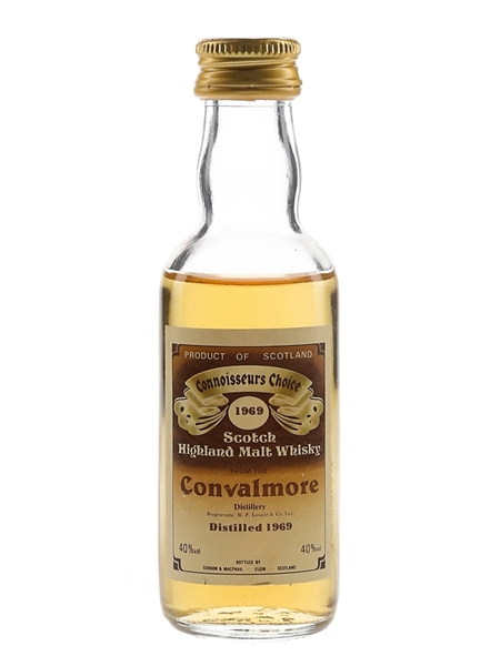 Convalmore 1969 Connoisseurs Choice Bottled 1980s - Gordon & MacPhail 5cl / 40%