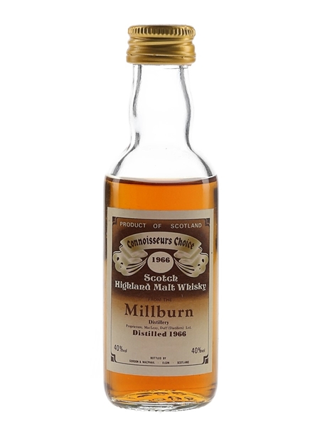 Millburn 1966 Connoisseurs Choice Bottled 1980s - Gordon & MacPhail 5cl / 40%