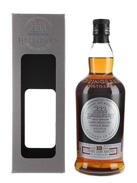 Hazelburn 2007 13 Year Old Oloroso Cask Matured Bottled 2020 70cl / 50.3%