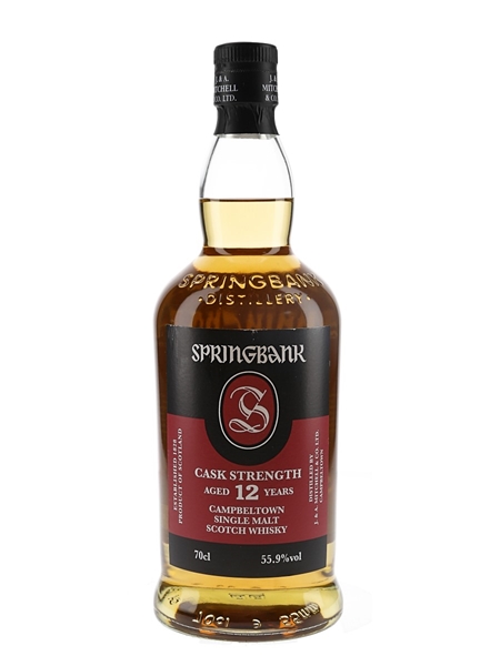 Springbank 12 Year Old Cask Strength Bottled 2021 70cl / 55.9%