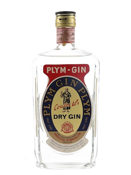 Coates & Co. Plym Gin Bottled 1960s-1970s - Stock 75cl / 46%