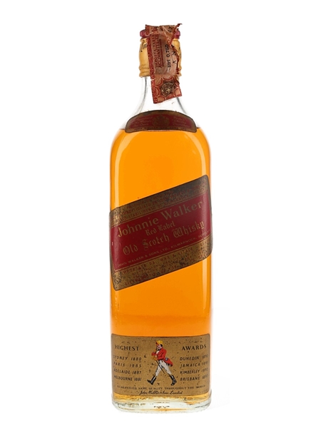 Johnnie Walker Red Label Bottled 1970s - Wax & Vitale 75cl / 40%