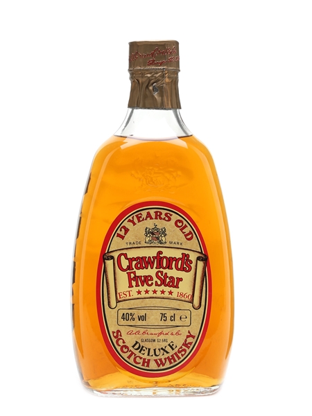 Crawford's Five Star 12 Year Old Bottled 1980s 75cl / 40%