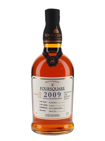 Foursquare 2009 12 Year Old Single Blended Rum Bottled 2021 - Exceptional Cask Selection Mark XVII 70cl / 60%