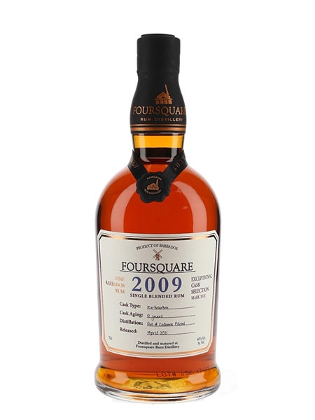 Foursquare 2009 12 Year Old Single Blended Rum Bottled 2021 - Exceptional Cask Selection Mark XVIII 70cl / 60%