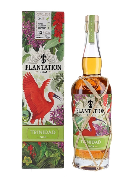 Plantation 2009 12 Year Old Trinidad Rum Bottled 2021 70cl / 51.8%