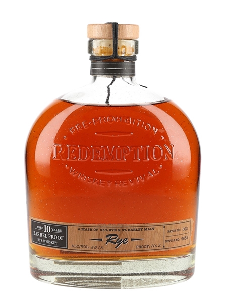 Redemption Rye 10 Year Old  75cl / 58.1%