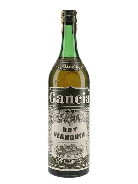 Gancia Dry Vermouth Bottled 1960s 100cl / 18.5%