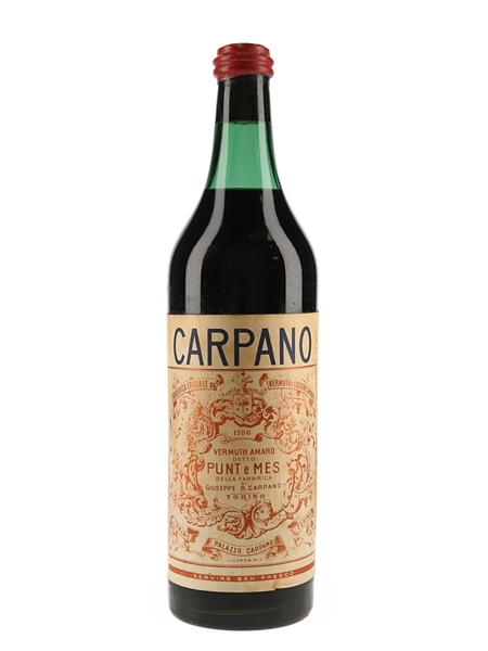 Carpano Punt E Mes Bottled 1950s-1960s 100cl