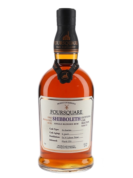 Foursquare Shibboleth 16 Year Old Bottled 2021 - Exceptional Cask Selection Mark XVI 70cl / 56%