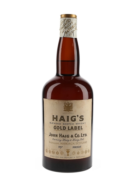 Haig's Gold Label Spring Cap Bottled 1950s 75cl / 40%