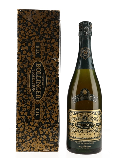 Bollinger RD Tradition 1973 Charles & Diana Royal Wedding 1981 Bottling 77cl / 12%