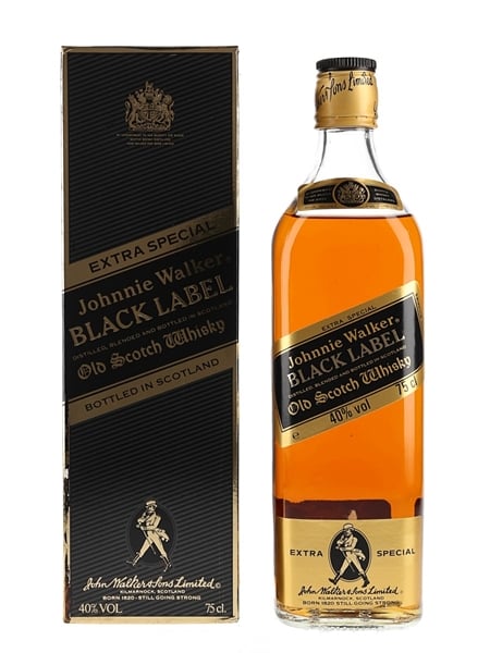 Johnnie Walker Black Label Extra Special Bottled 1980s 75cl / 40%