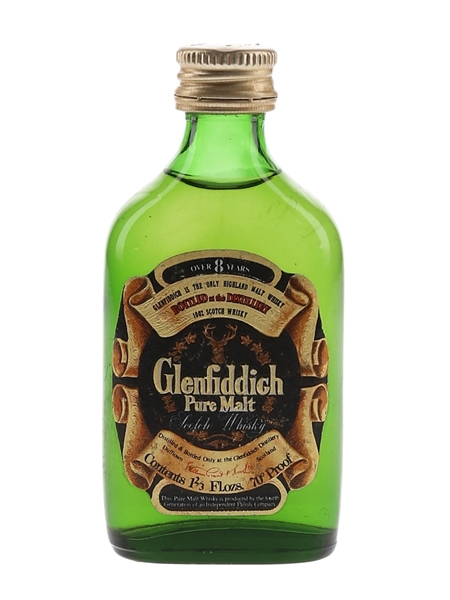 Glenfiddich 8 Year Old Pure Malt Bottled 1970s 4.7cl / 40%