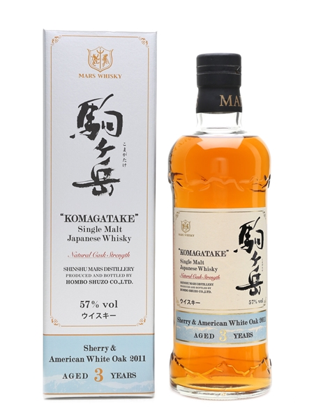 Mars Komagatake 2011 3 Year Old 70cl / 57%