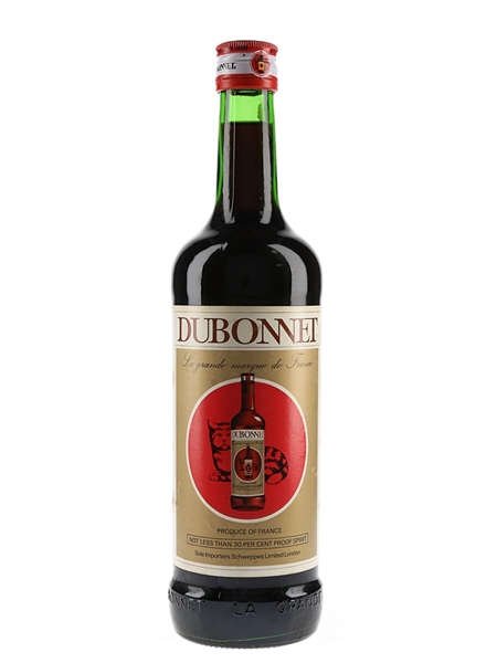 Dubonnet Wine Aperitif Bottled 1970s - Schweppes 75cl / 17%