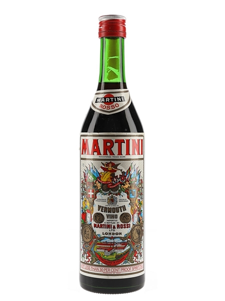 Martini Rosso Vermouth Bottled 1970s 75cl / 17%