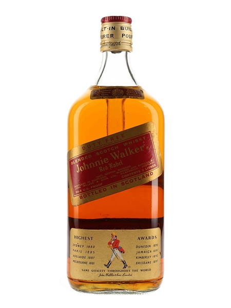 Johnnie Walker Red Label Large Format Bottled 1980s - Duty Free 200cl / 43.4%