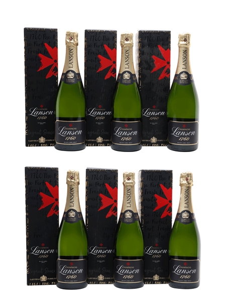 Lanson Black Label Brut Bottled 2018 6 x 75cl / 12.5%