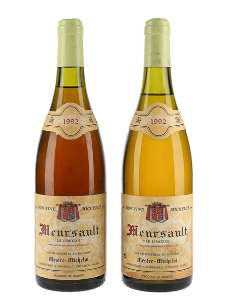 Meursault 'Le Limozin' 1992 Domaine Michelot 2 x 75cl / 13%