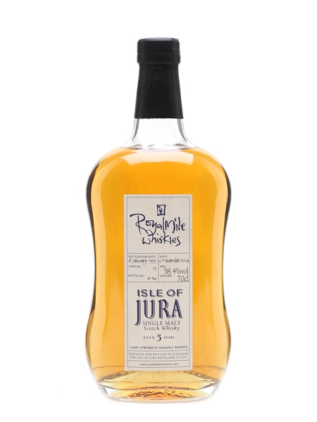 Jura 5 Year Old Heavily Peated Royal Mile Whiskies 70cl / 58.4%