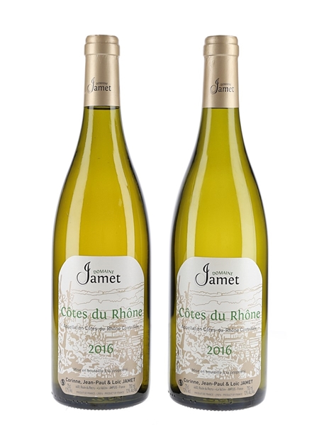 Cotes Du Rhone Blanc 2016 Domaine Jamet 2 x 75cl / 13%