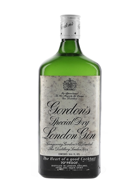 Gordon's Special Dry London Gin Bottled 1960s 75.7cl / 40%