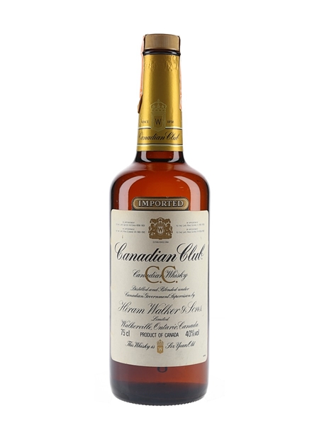 Canadian Club 6 Year Old Bottled 1980s 75cl / 40%