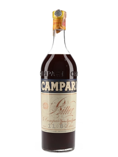 Campari Bitter Bottled 1960s 100cl / 25%